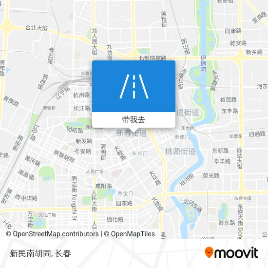 新民南胡同地图