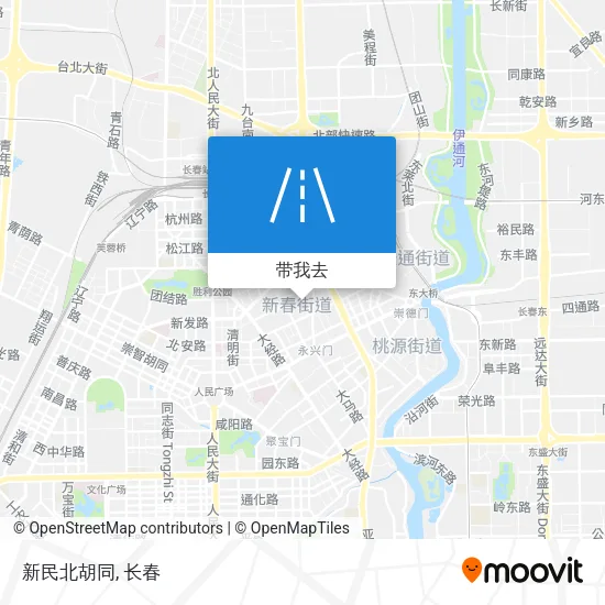 新民北胡同地图