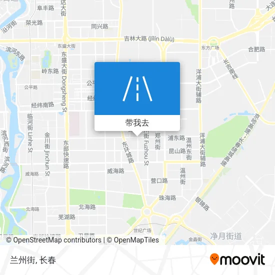 兰州街地图
