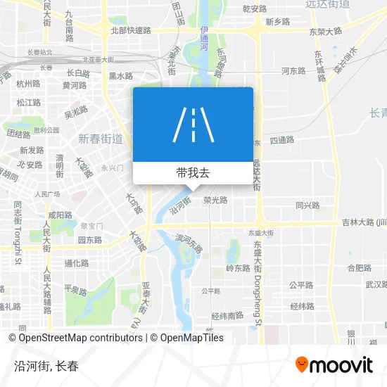 沿河街地图