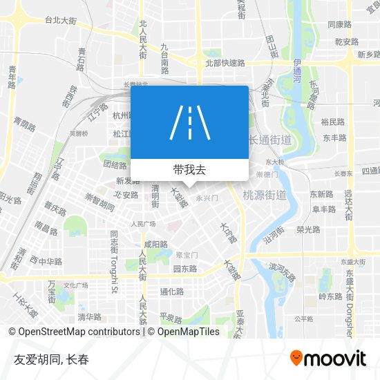 友爱胡同地图