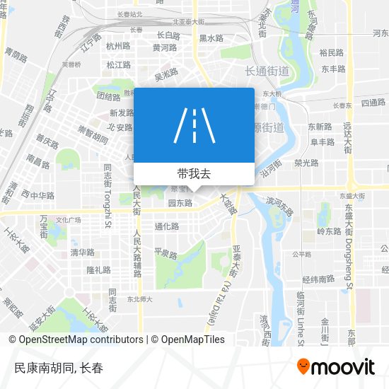 民康南胡同地图