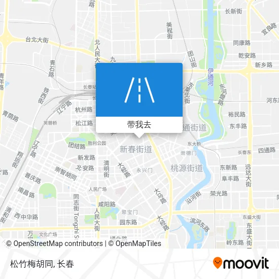 松竹梅胡同地图