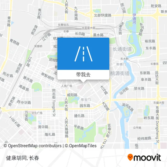 健康胡同地图