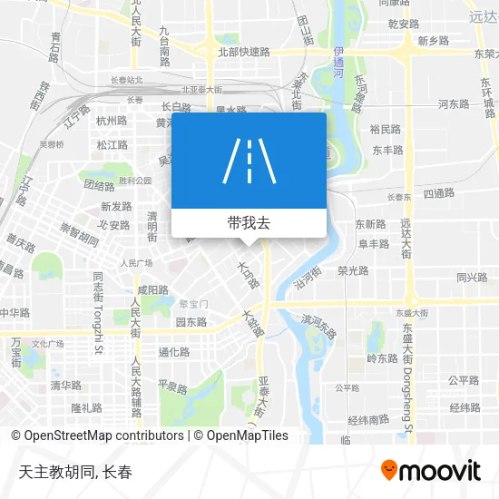 天主教胡同地图