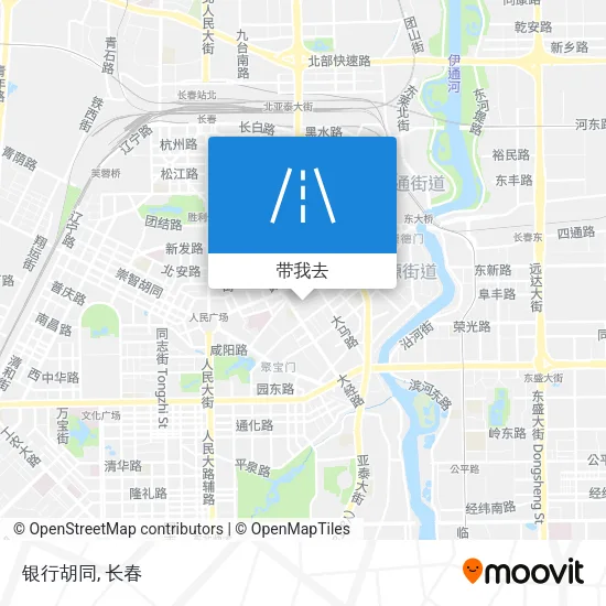 银行胡同地图