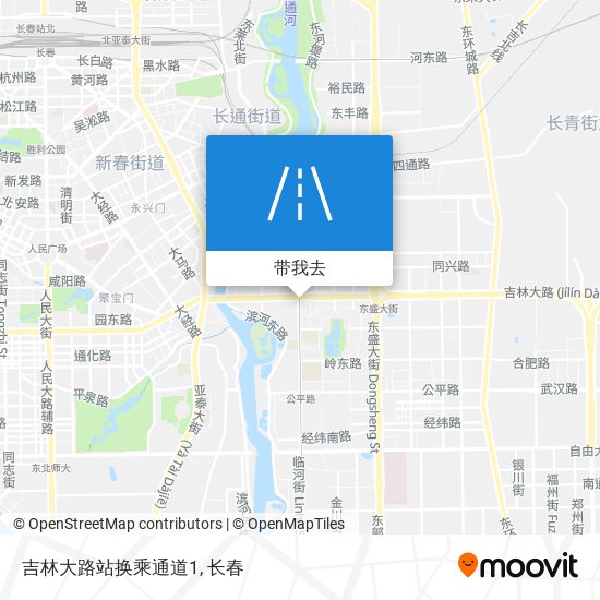 吉林大路站换乘通道1地图