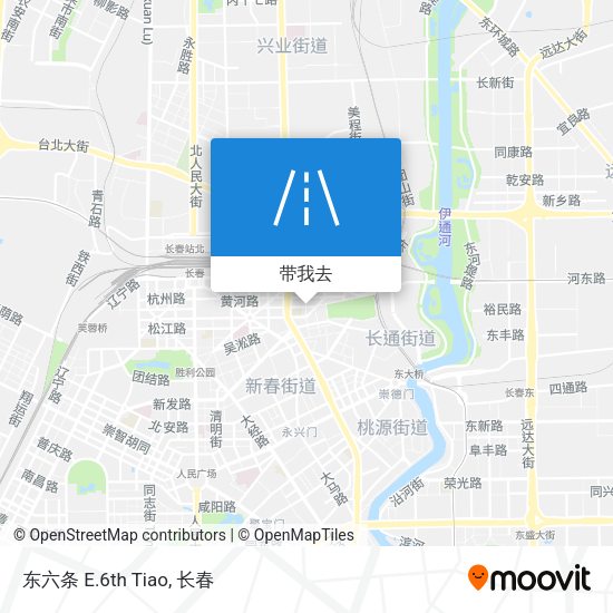 东六条 E.6th Tiao地图
