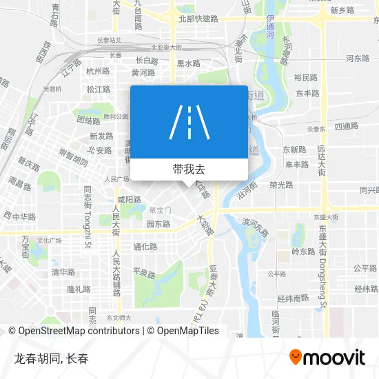 龙春胡同地图