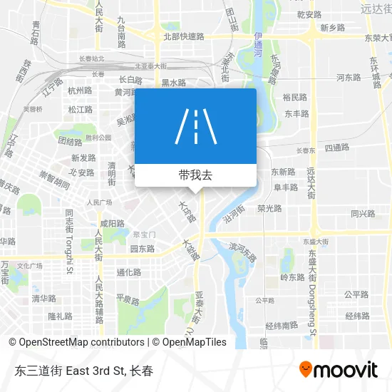 东三道街 East 3rd St地图