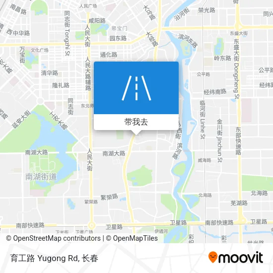 育工路 Yugong Rd地图