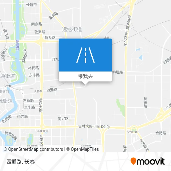 四通路地图
