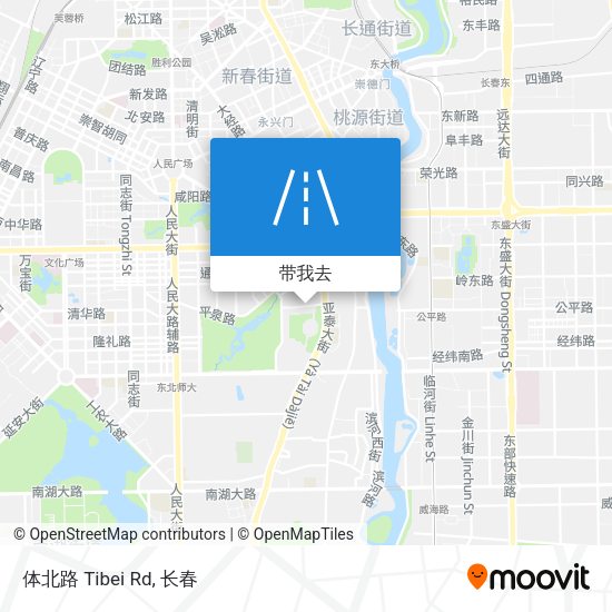 体北路 Tibei Rd地图