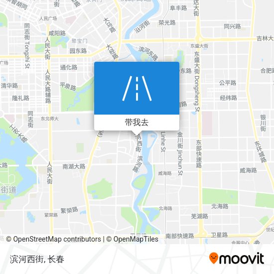 滨河西街地图