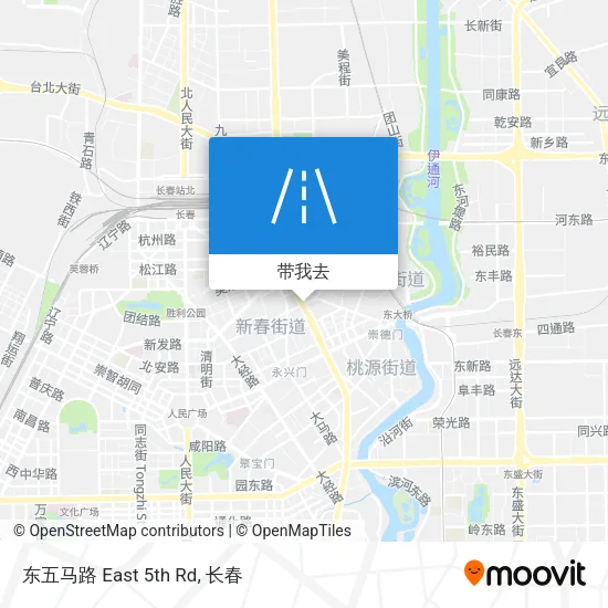 东五马路 East 5th Rd地图
