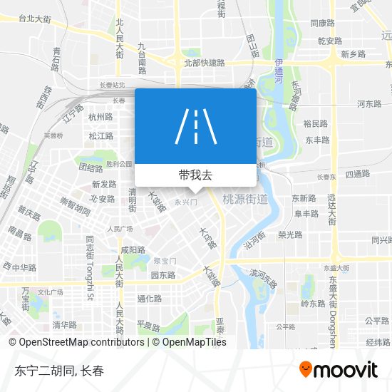 东宁二胡同地图