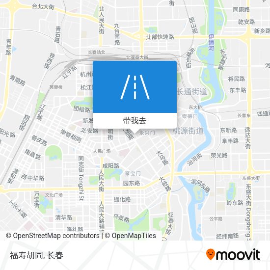福寿胡同地图