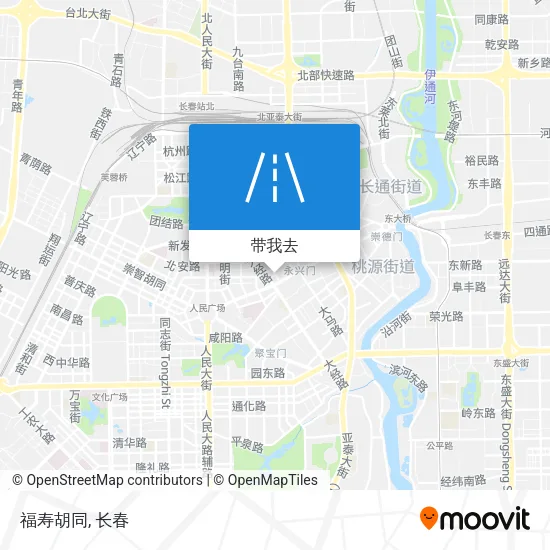 福寿胡同地图
