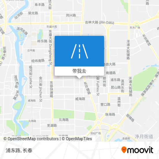 浦东路地图