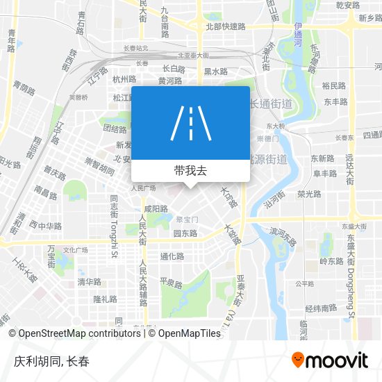 庆利胡同地图