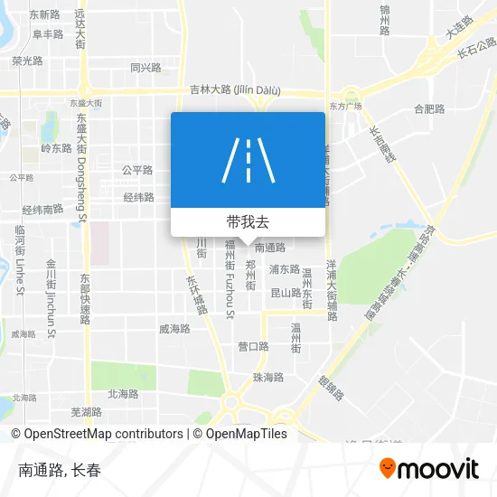 南通路地图