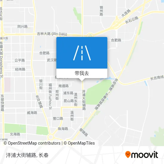 洋浦大街辅路地图