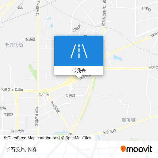 长石公路地图