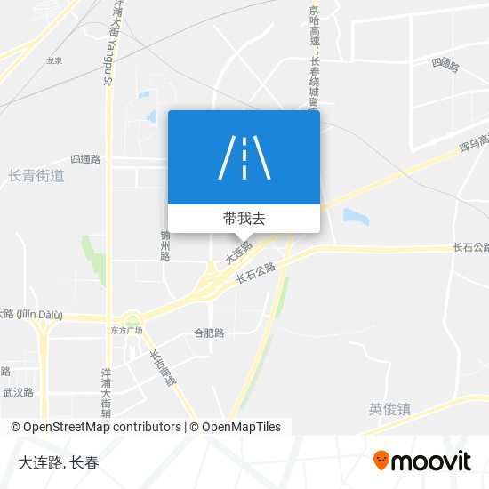 大连路地图