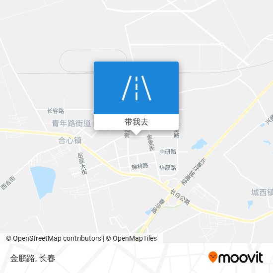 金鹏路地图