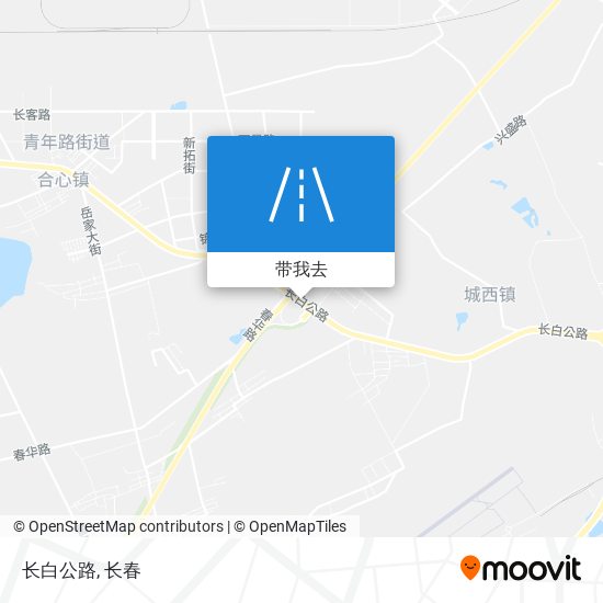 长白公路地图