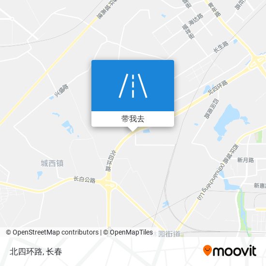 北四环路地图