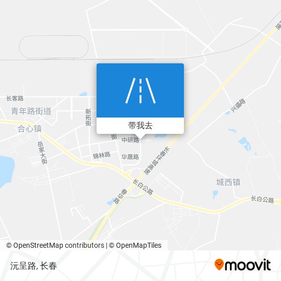 沅呈路地图