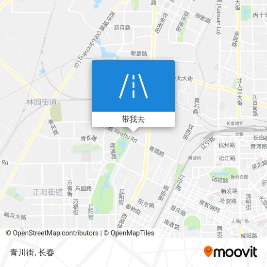 青川街地图