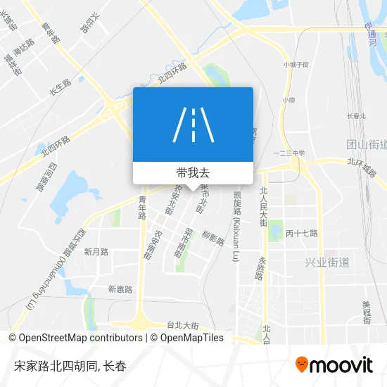 宋家路北四胡同地图