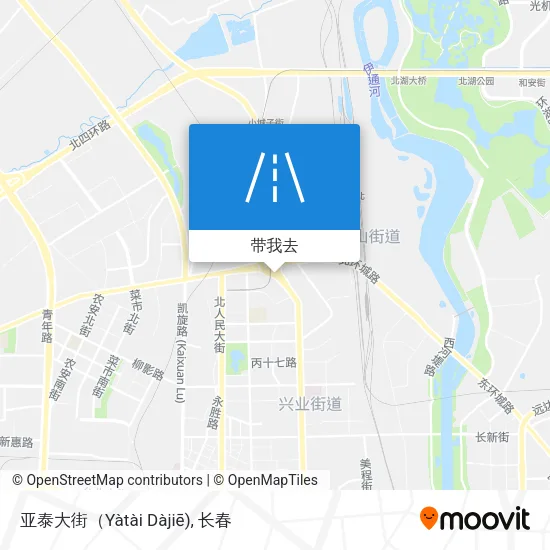 亚泰大街（Yàtài Dàjiē)地图