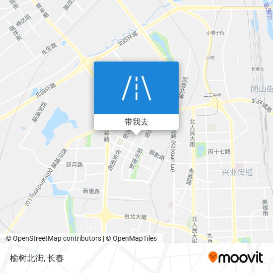 榆树北街地图