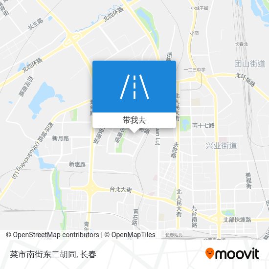 菜市南街东二胡同地图