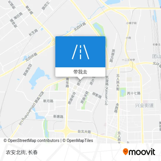 农安北街地图