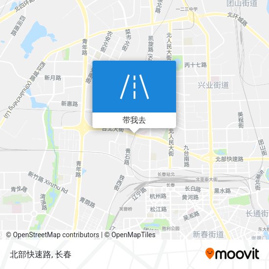 北部快速路地图