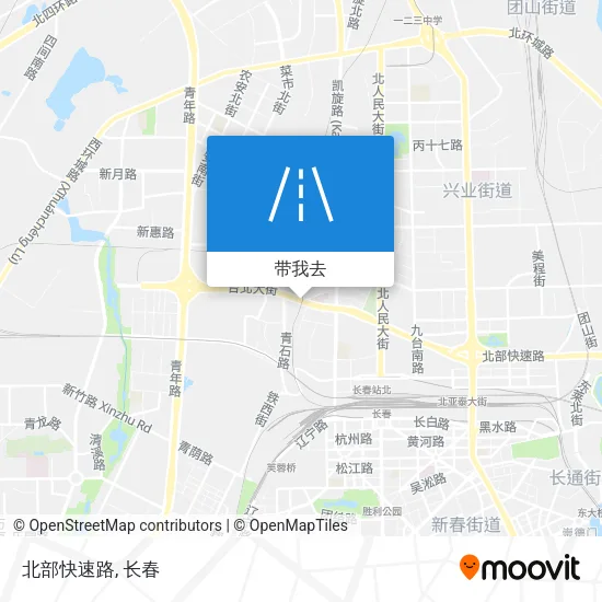 北部快速路地图