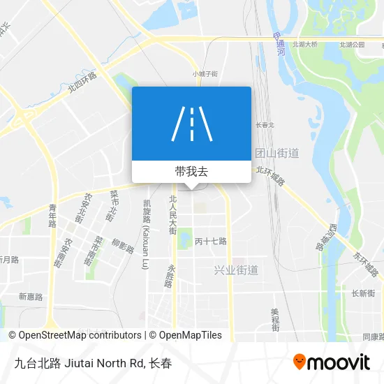 九台北路 Jiutai North Rd地图