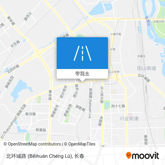 北环城路 (Bĕihuán Chéng Lù)地图