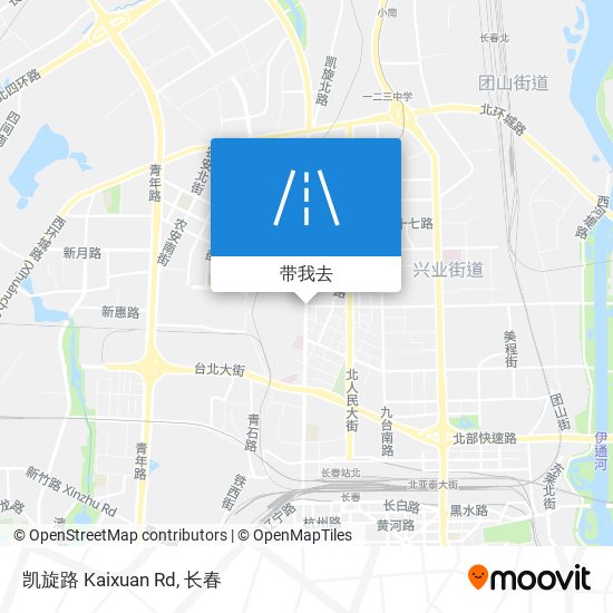 凯旋路 Kaixuan Rd地图