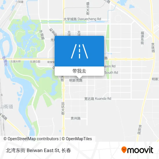 北湾东街 Beiwan East St地图