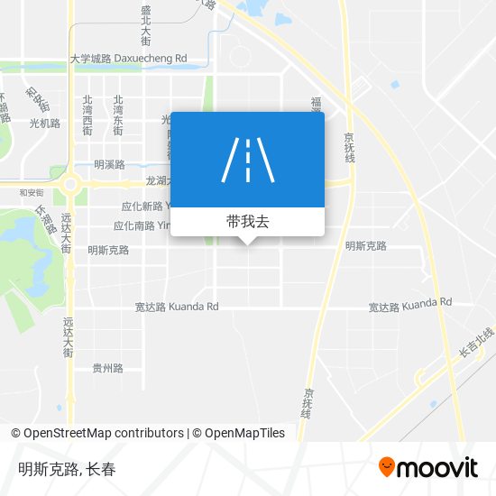 明斯克路地图