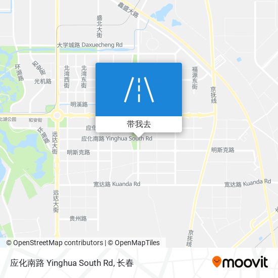 应化南路 Yinghua South Rd地图