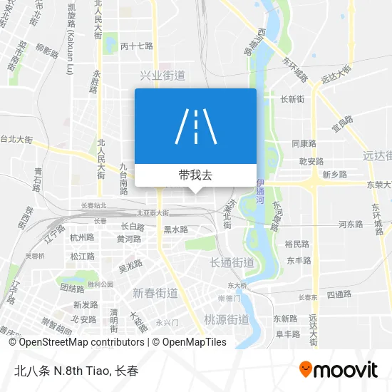 北八条 N.8th Tiao地图