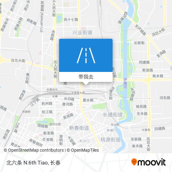北六条 N.6th Tiao地图