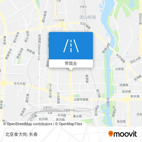 北亚泰大街地图