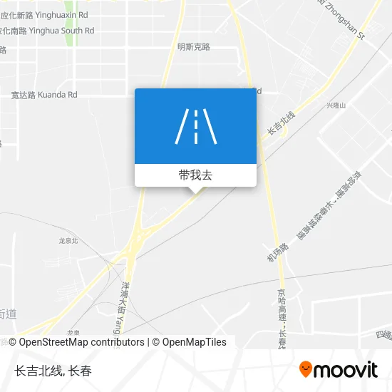 长吉北线地图